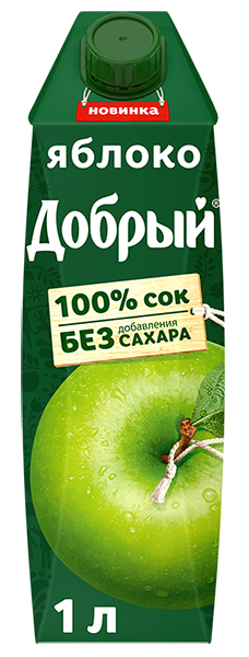 Сок Добрый 1л Яблоко Яблоко